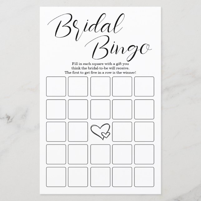 Bingo Bridal 2in1 e o que acontece nos seus Jogos  (Frente)