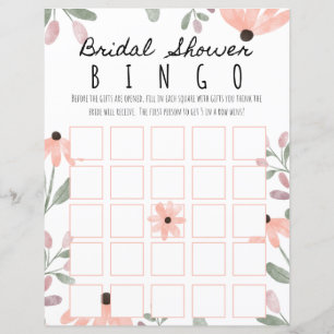 Bingo Chá de panela de Aquarela Botânica