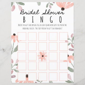 Bingo Chá de panela de Aquarela Botânica