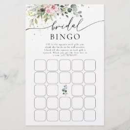 Bingo Chá de panela Verde Cor-de-Rosa Blush