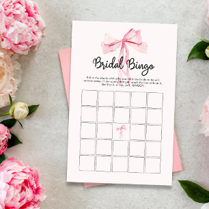 Bingo de Arco Rosa Minimalista