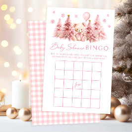Bingo de Chá de Bear Bear Bear Bear de Inverno Ros