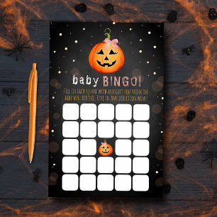 Bingo de Chá de fraldas de Abóbora Pequena