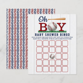 Bingo de Chá de fraldas de Beisebol Boys