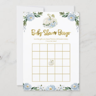 Bingo de Chás de Bebê do Menino Abóbora de Outono