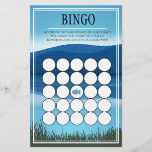Bingo ido do chá de fraldas de Fishin