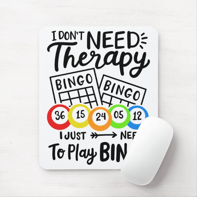 Bingo- Mousepad (Com mouse)