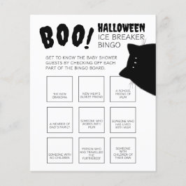 Bingo Pequeno Chá de fraldas de Boo Halloween