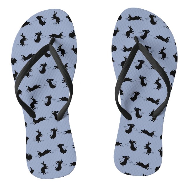 Binky Bunnies Chinelos (Azul) (Pé da cama)