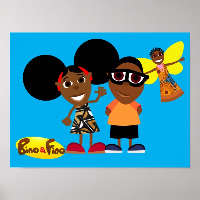 Bino e Fino Juntos Poster (Frente)