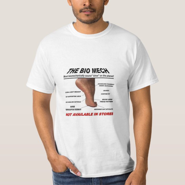 Bio Mech barefoot "shoe" T-Shirt (Frente)