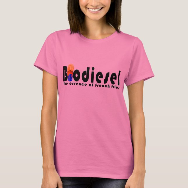 Biodiesel a essência do t-shirt das batatas fritas (Frente)