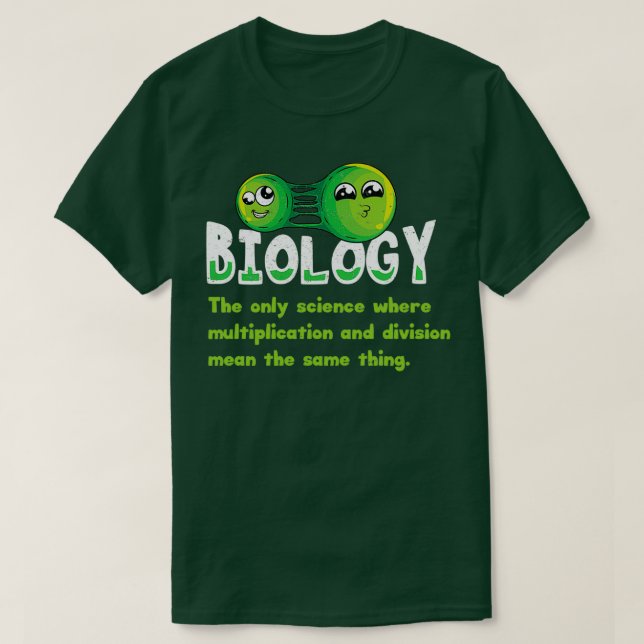 Biologia Engraçada Camisa Biologia Formando Oferta (Frente do Design)