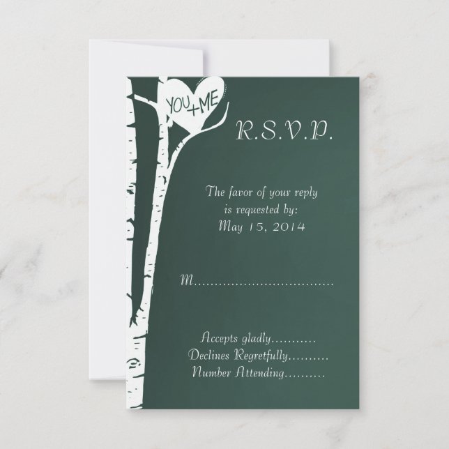 Birch Tree RSVP (Frente)
