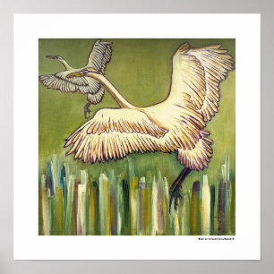 Bird Nature Painting Poster Art Gifts