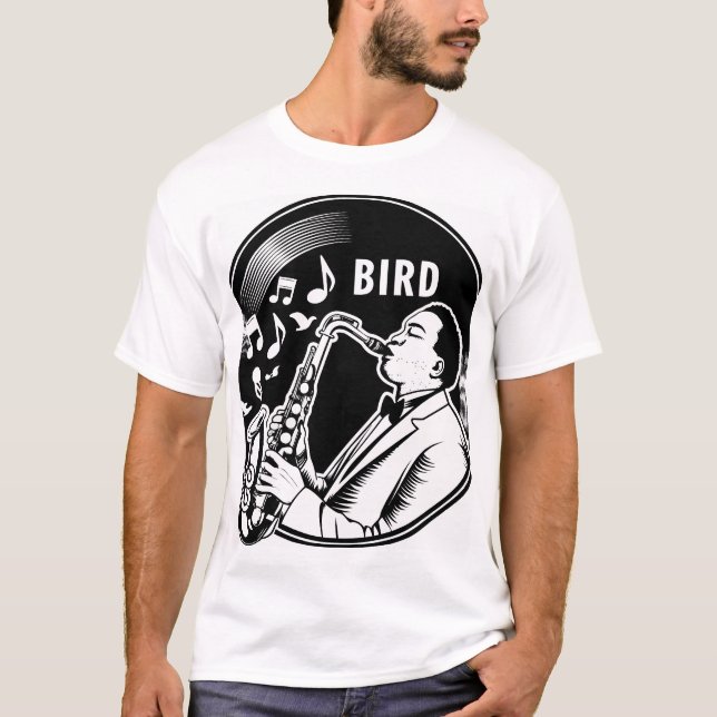 Bird sax T-Shirt (Frente)