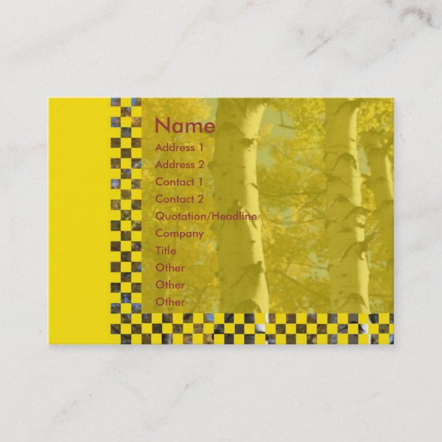 Birds Cartão de visita (Frente)