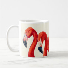 Birds of a Feather - caneca de café do flamingo