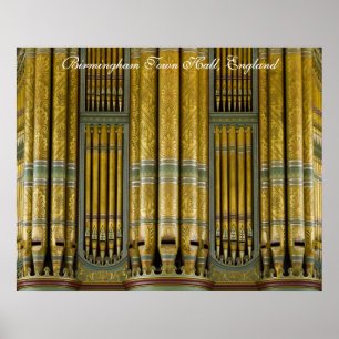 Birmingham Town Hall poster