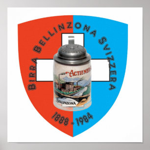 Birra Bellinzona Svizzera poster