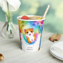 Birthday do Hamster de Camada Whimsical