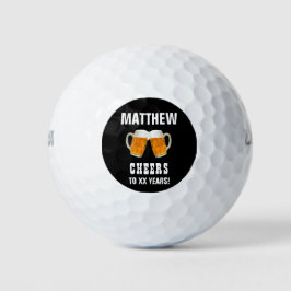 Birthday Golfer Beer Anima Divertimento