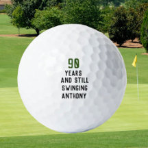 Birthday Golfer Engraçado 90 feliz Pai Par