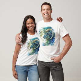 Birthday Watercolor Capricorn T-Shirt