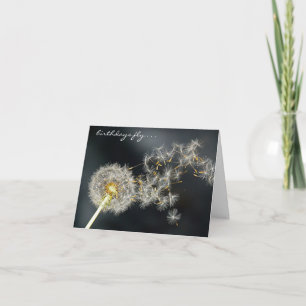 "Birthdays Fly" - Cartão de Aniversário Dandelion