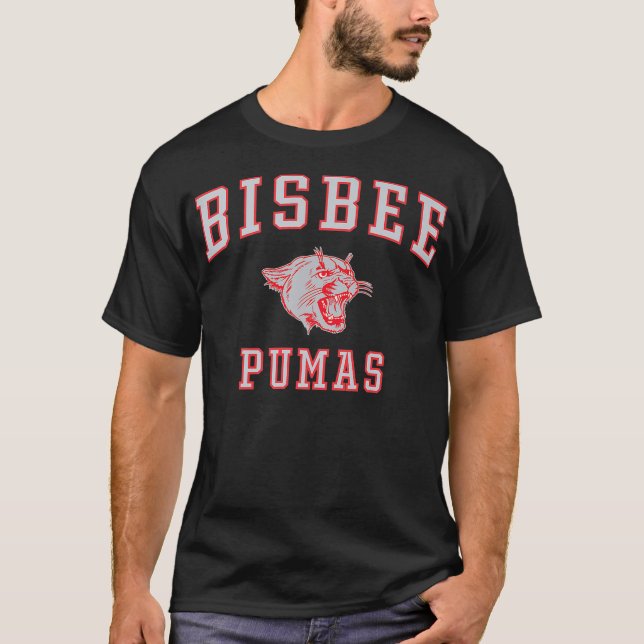 Bisbee High School Pumas Premium T-Shirt C1 (Frente)