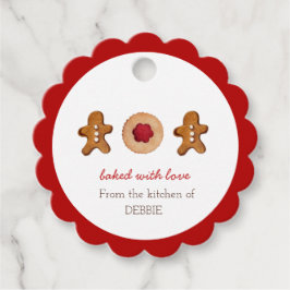 Biscoito de gengibre paneleiros favoritos etiqueta