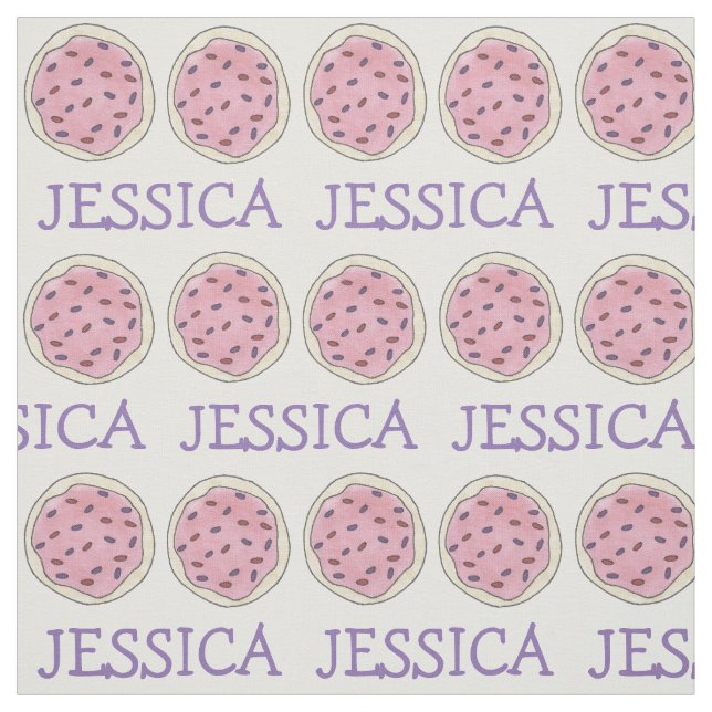 Biscoito rosa personalizado com Tecido de borrifar (Modelo)