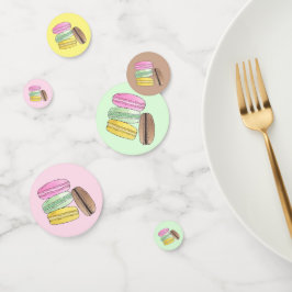 Biscoitos de Massa Folhada Francesa Macarons Padar