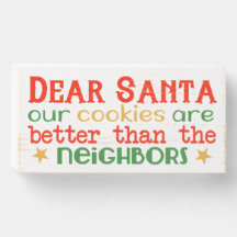 Biscoitos de Natal engraçados do Papai Noel Rústic