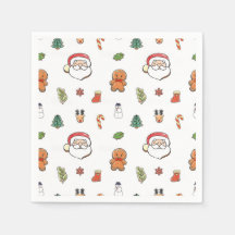 Biscoitos de Natal guardanapos