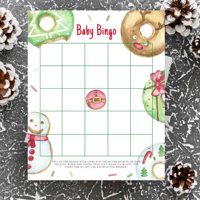 Biscoitos de rosca de Natal jogo Baby Bingo (Criador carregado)