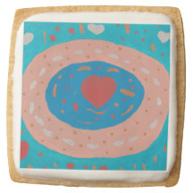 Biscoitos Pão-Pão Premium em Círculos de Amor