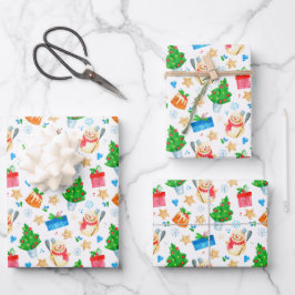 Biscoitos Presentes Árvore De Natal Boneco De Neve