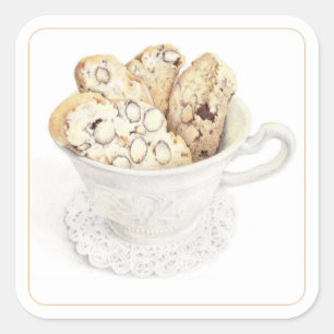 BISCOTTI 3" Adesivos quadrados