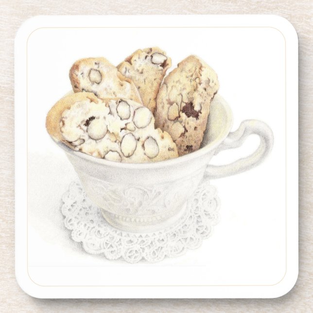 BISCOTTI Porta-copos de Plástico Rígido (Frente)