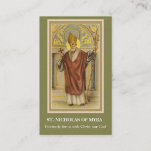 BISHOP SÃO NICOLAU DE CARTÕES SANTAMENTE DA ORA