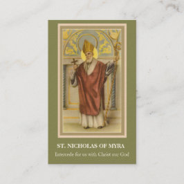 BISHOP SÃO NICOLAU DE CARTÕES SANTAMENTE DA ORAÇÃO