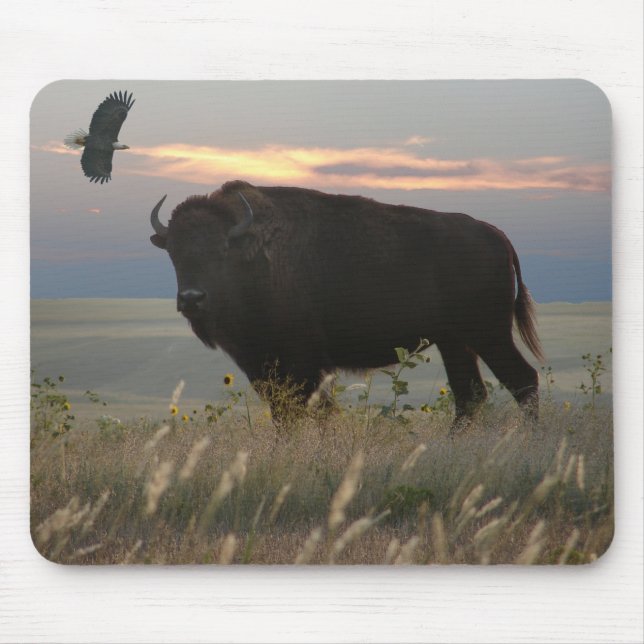 Bisonte/Eagle Mousepad (Frente)