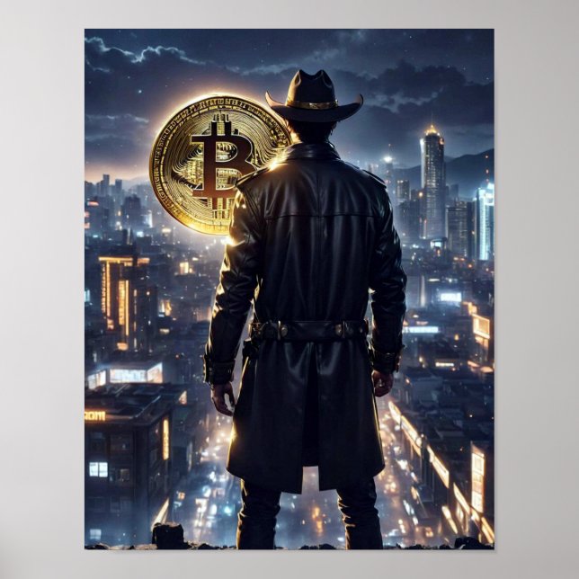 Bit Coin Poster Art (Frente)
