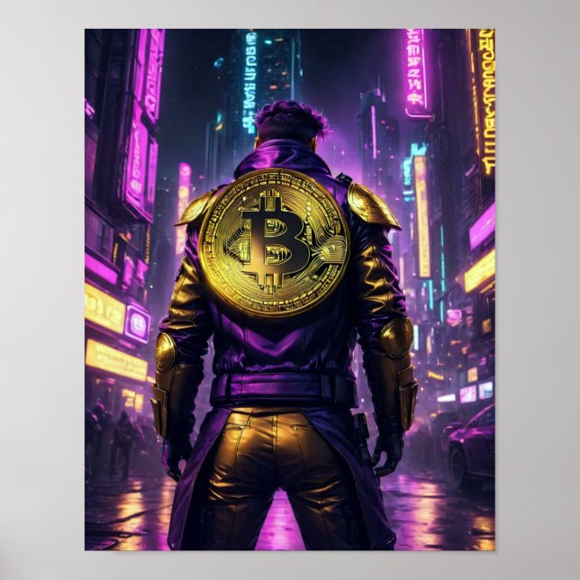 Bit Coin Poster Art (Frente)