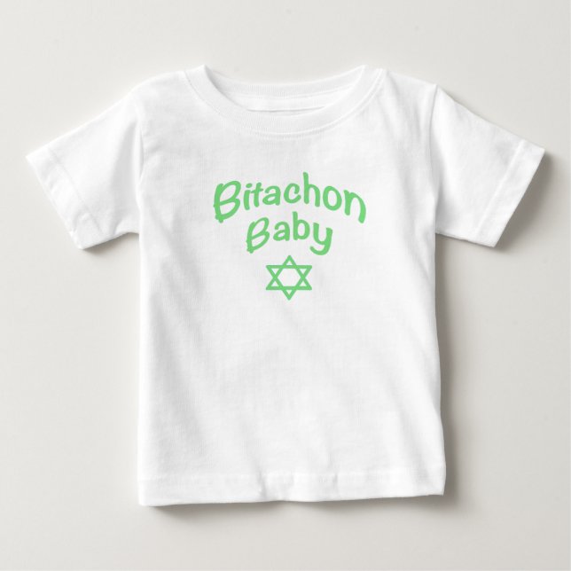 Bitachon Baby Green T-shirt (Frente)