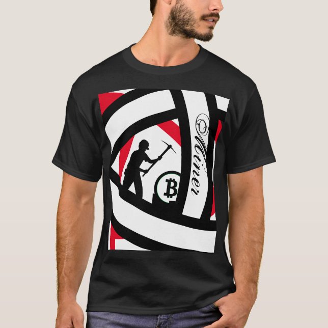 BITCOIN MINER CRYPTO CURRENCY T-Shirt (Frente)