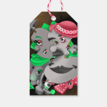 Bits e peças - Etiqueta de presente surreal Quebra