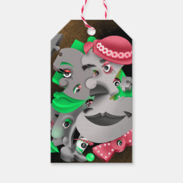 Bits e peças - Etiqueta de presente surreal Quebra