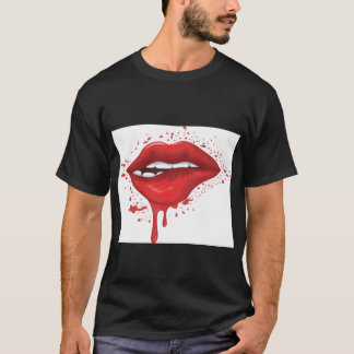Bitten Lips T-Shirt – Bold, Stylish & Unapologetic